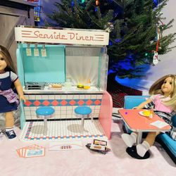 American Girl Maryellen Diner Restaurant Playset