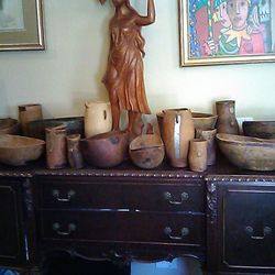 Estate Sale Antiques Heirlooms Irish Waterford, Lenox, Primitives Royal Doulton Art Nouveau African Tribal
