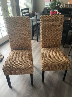 Wicker chairs