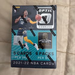 Basketball Cards, 2021/22 Optic Basketball Card Blaster Box