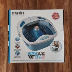 Homedics Shower Bliss Foot Spa with Heat Boost