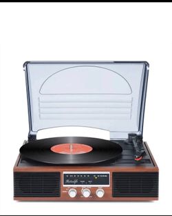 Seeying Bluetooth wood record player