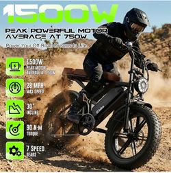 New in box electric bike