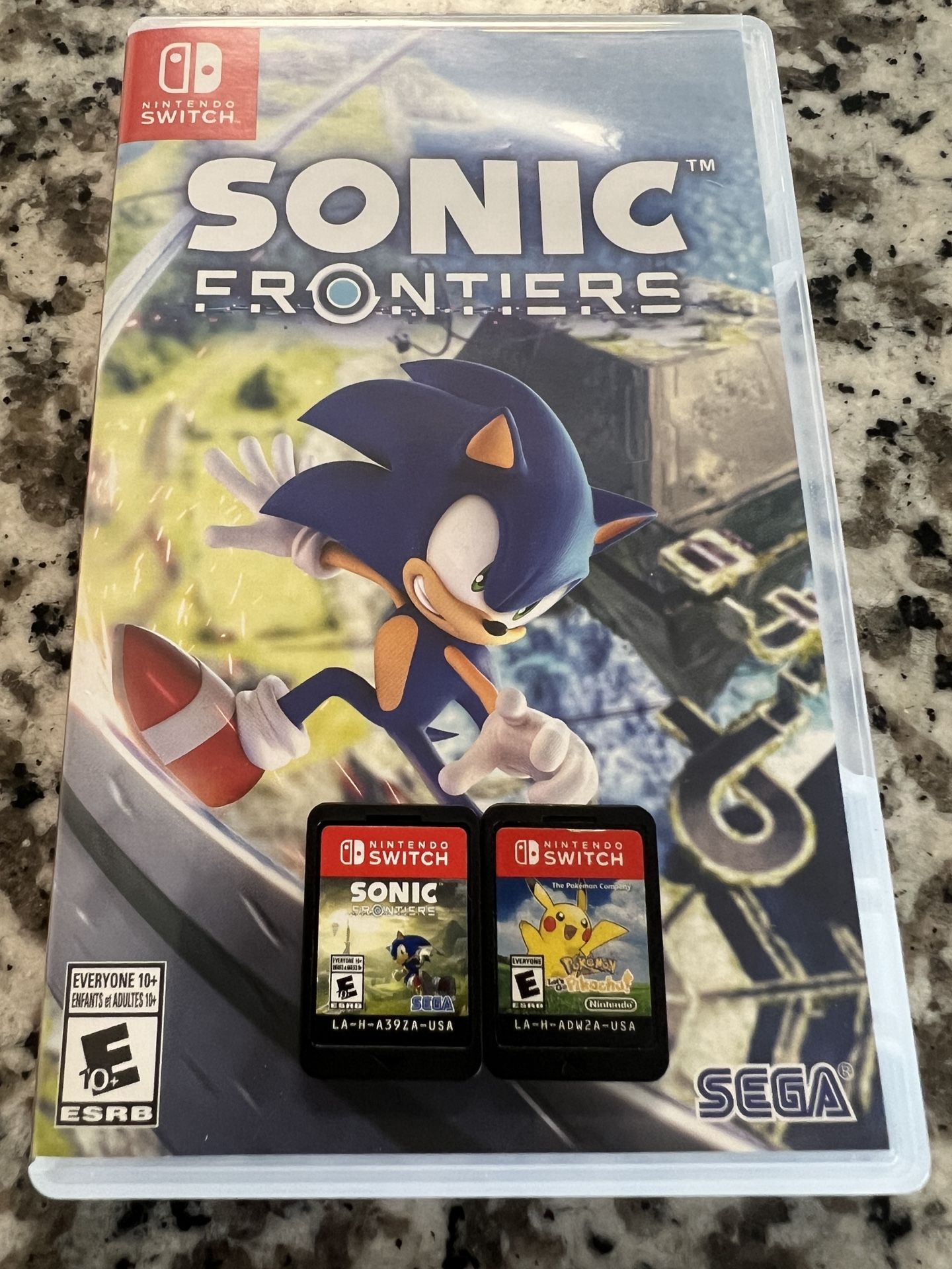 Pokemon Let’s Go Pikachu & Sonic Frontiers Nintendo Switch