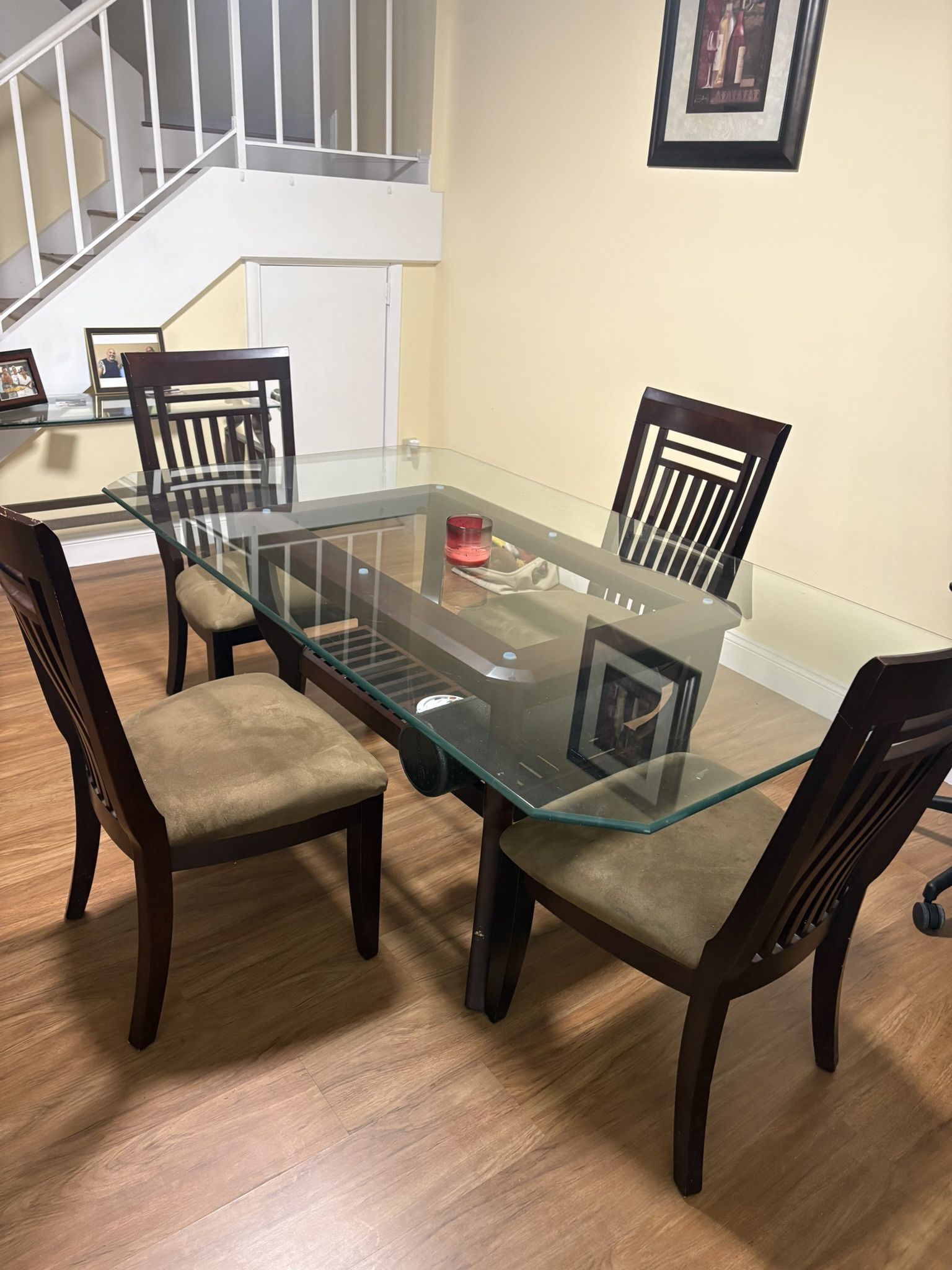 Dining Room Table And Four Chairs