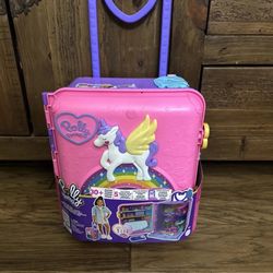 Polly Pocket Pollyville Resort Roll Away Playset Dolls & Accessories Travel Toys