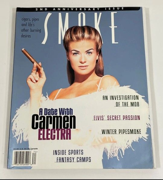 Vtg Smoke Magazine Winter 1997 Vol III #1 A Date with Carmen Electra Like New