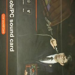 Tenlamp Audio Mixer Kit, G3 Live Mob/PC Sound Card W/ Cabletenlams

