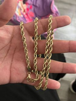 10k gold rope chain