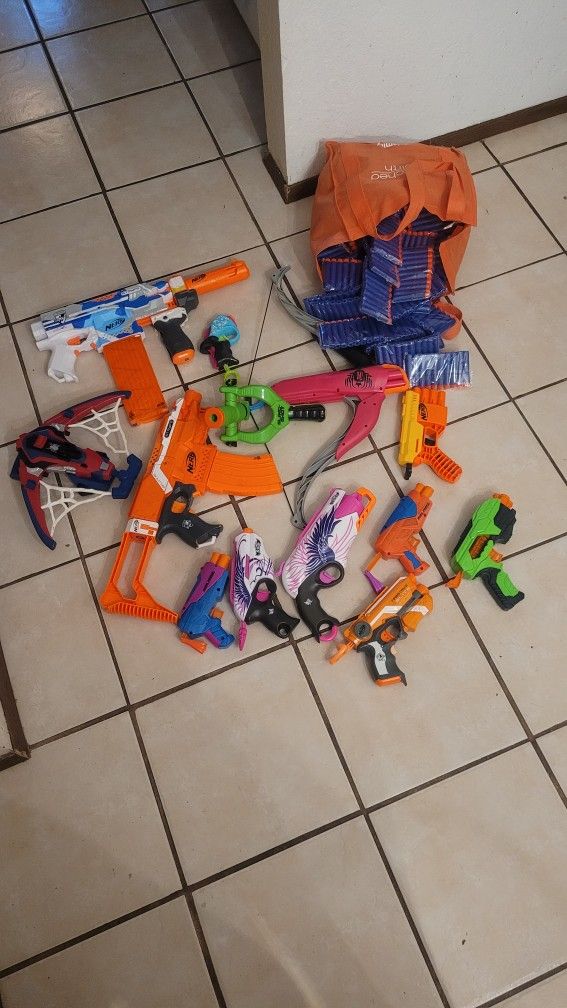 Assorted Nerf Guns