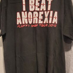 I BEAT ANOREXIA FLUFFY SHOP TOUR 2010 T Shirt