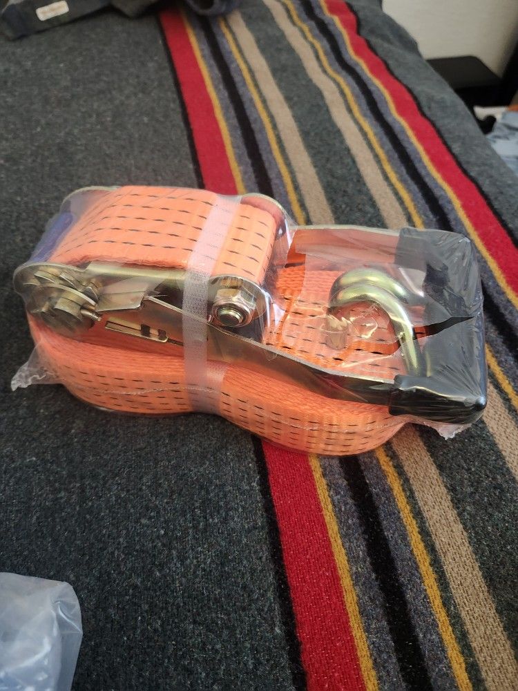 New Heavy Duty Ratchet Straps 2" x 27' Mulitple Available