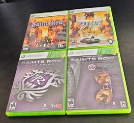 The entire Saints Row games (Xbox 360) for sale