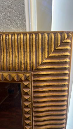 Large Gold Framed Mirror