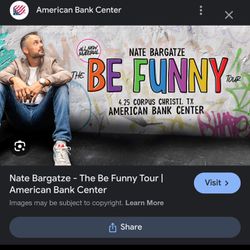 Nate Bargatze Comedy Show 4-25-2024. Floor Seats. Aisle!!! Great Show.