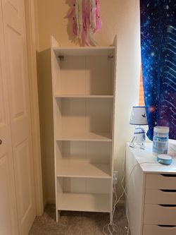 White 5-Shelf Bookcase