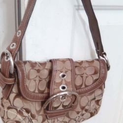 Coach Brown Soho Shoulder Purse 