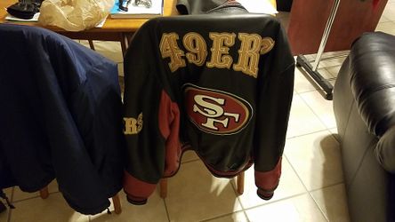 49ers leather jacket