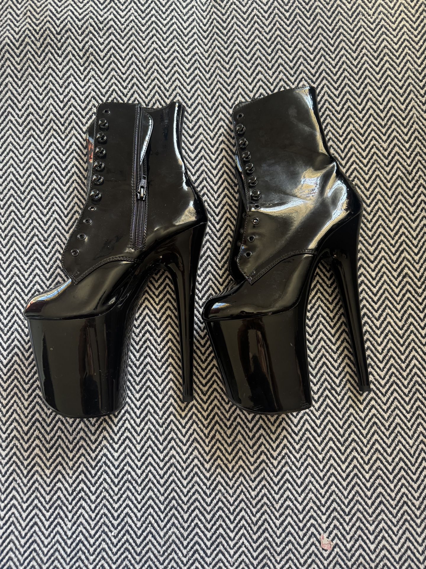 Pleasure black  high heel platform