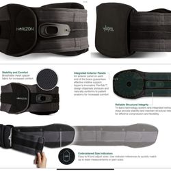 🕯️ 1 ASPEN Horizon Body Sculpting Waist Trainer w/ Pull Cord (for extra customization) & Ice Pack Pocket Option... Value $110