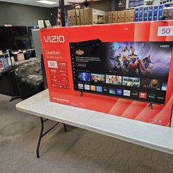 VIZIO 50 INCH QUANTUM TV'S IN STOCK DOLBY VISION AIR PLAY BLUETOOTH W/WARRANTY - PAYMENT OPTIONS