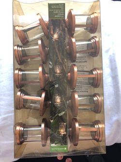 10 copper string lantern lights