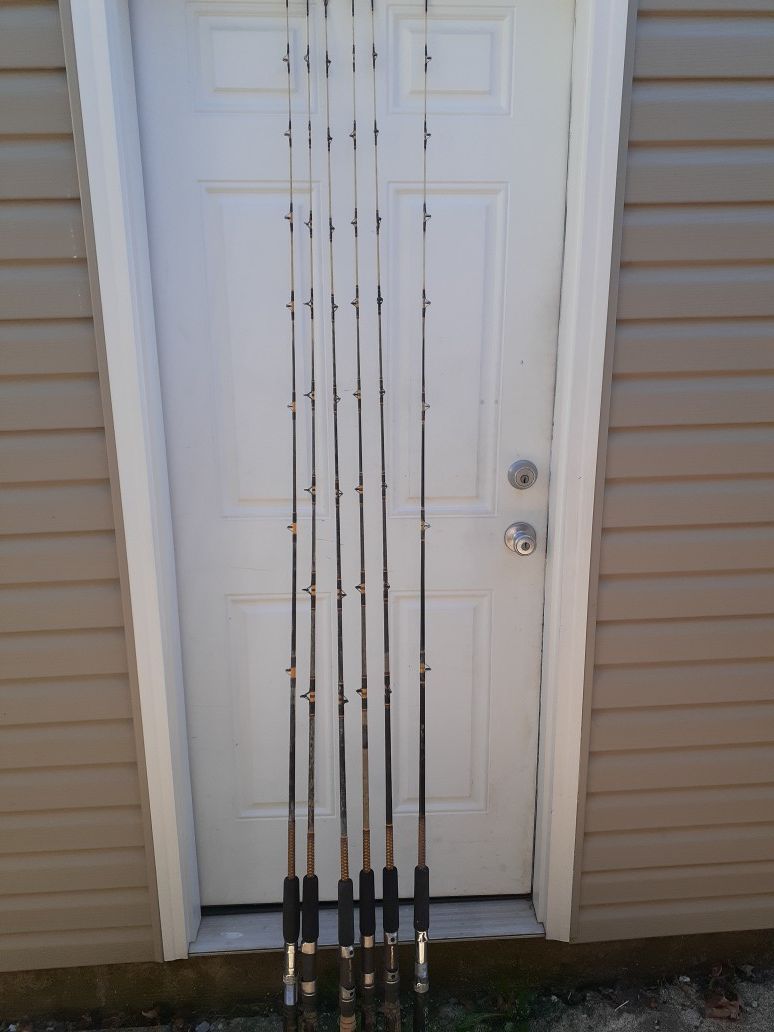 6 ugly stik downrigger rods