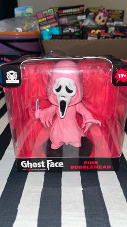 Ghost Face Pink Bobblehead by Culture Fly