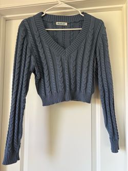 Blue Knit Sweater