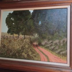 Beautiful Original Oil Painting Framed And Signed