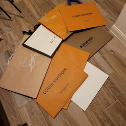 Louis Vuitton Storage Boxes, Louis Vuitton, Burberry, Christian Louboutin Storage Bags