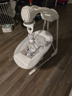 Ingenuity InLighten Soothing Swing - Van the Elephant