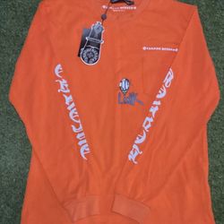 *RARE* NWT Chrome Hearts x Matty Boy Orange 'Link' Sweatshirt 