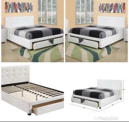 Queen  Bed With Nice 10” Mattress Included 📍 