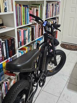 Black Fat Tire Electric Bike