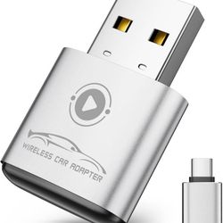 new Wireless CarPlay Adapter for Apple iPhone（2026 Upgraded） Mini Design, Converts Factory Wired to Wireless Adapter for CarPlay, Plug and Play, Auto 