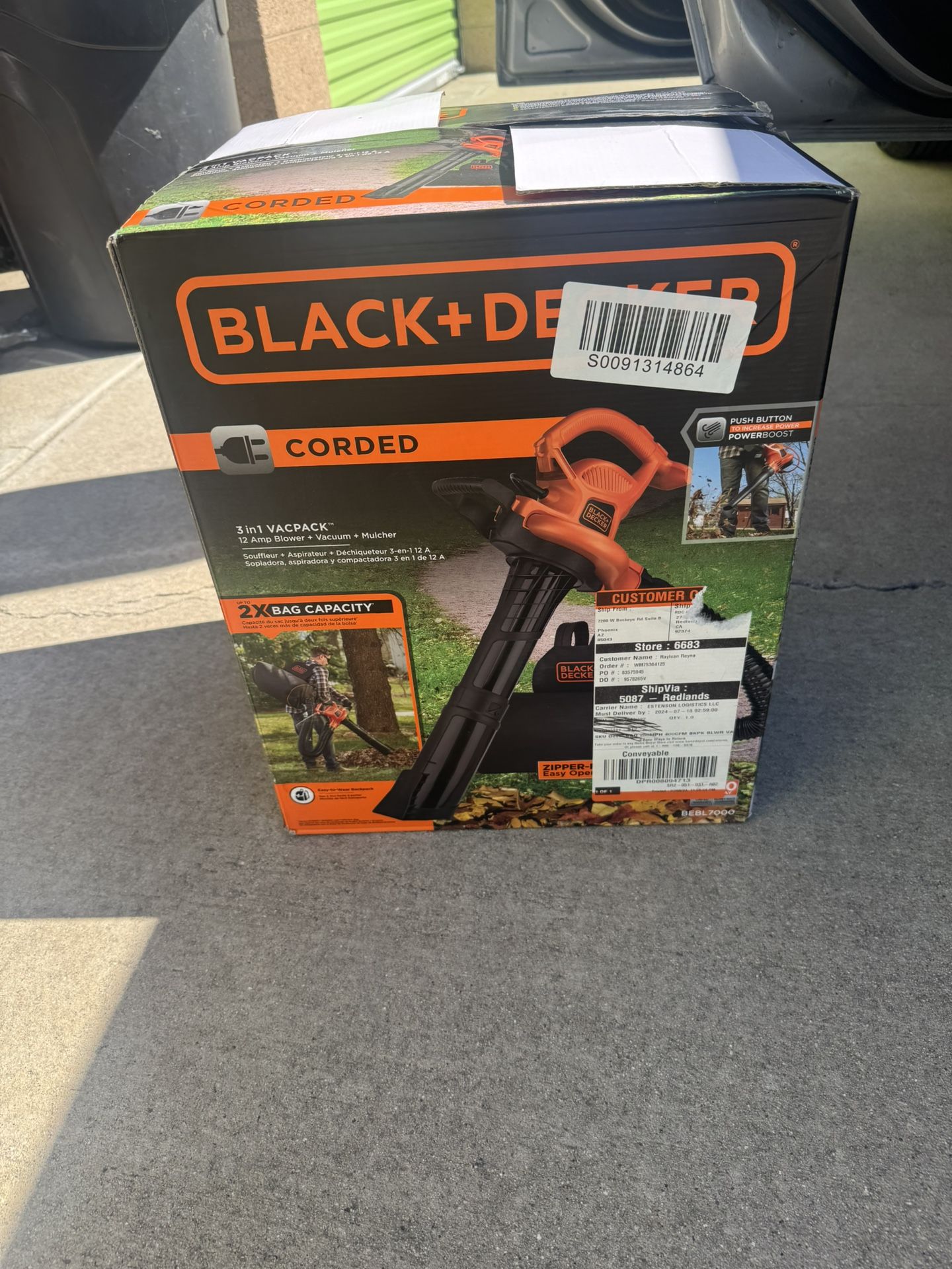 Black & Decker Leaf Blower