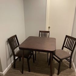 Table And 3 Chairs 
