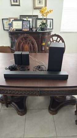 LG 5.1-channel S60TR home theater soundbar + rear speakers + subwoofer