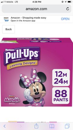 Pull ups 88 diapers BRAND NEW IN THE BOX