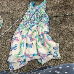 Girls Butterfly Dress