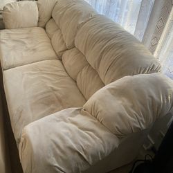 Suede Couch Small 