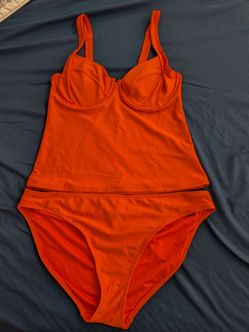 OLD NAVY Women's Orange SwimSuit