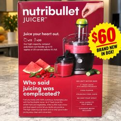 Nutribullet Juicer 800W  New in Box