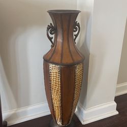 Extra Large Metal Vase (26 Inches Height)