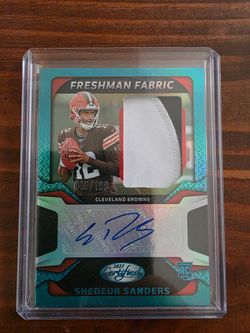 2025 Panini Certified - Freshman Fabric Mirror Signatures Shedeur Sanders