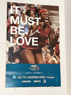 Serena Williams 2009 US Open Poster