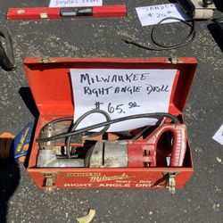 Milwaukee Right Angle Drill