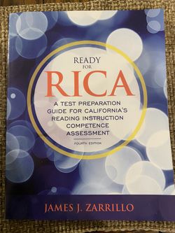 RICA A Test Preparation Guide For Californias Reading Instruction competence Assessment