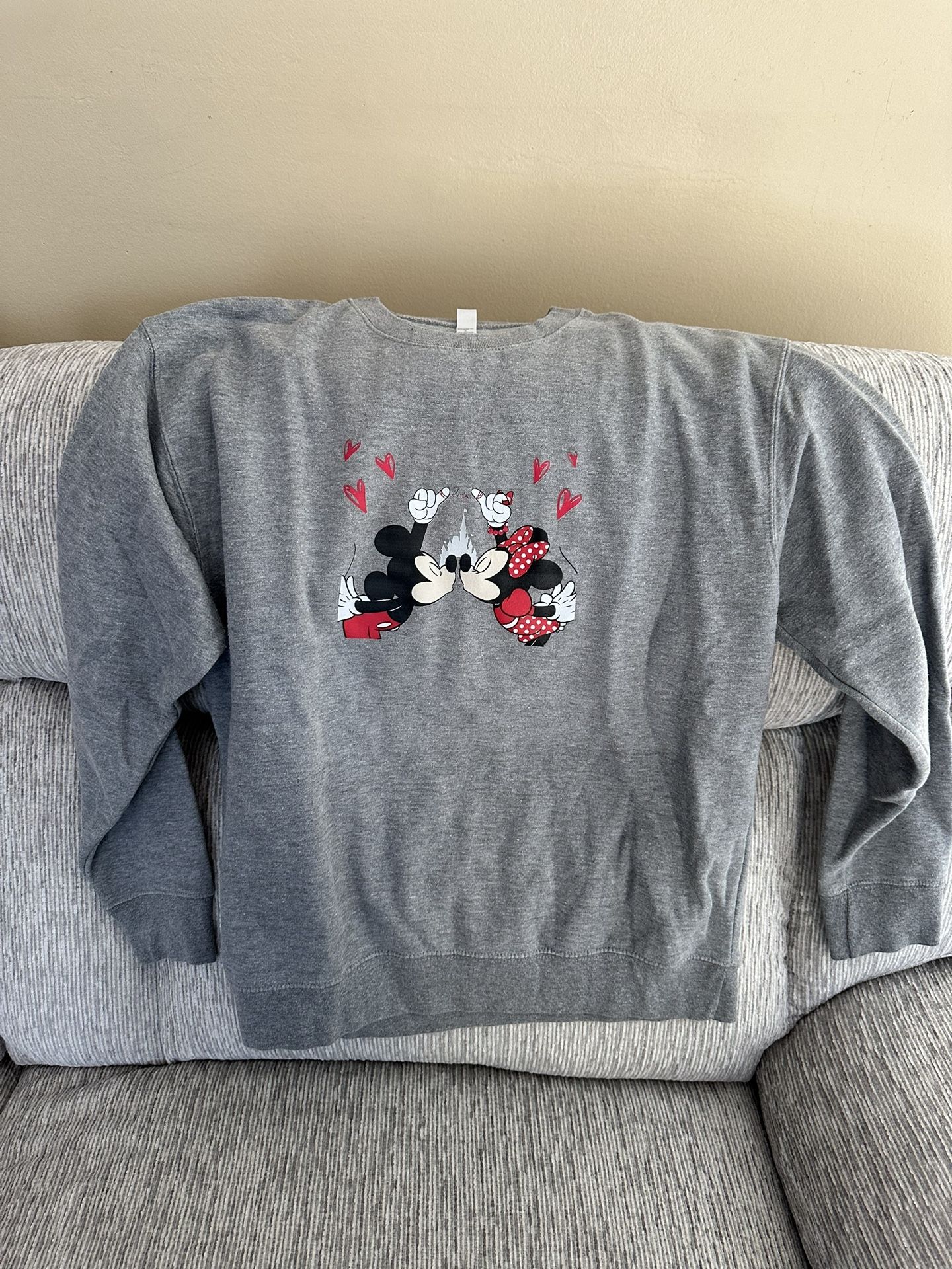 Minnie And Mickey Sweater /  Crewneck